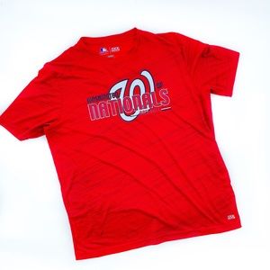 Washington Nationals Men's TX3 Cool Performance Short Sleeve T-Shirt Size XL